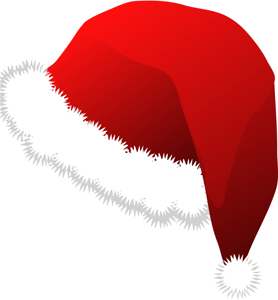 Santa Hat Clipart Clear - Santa Claus Hat Clipart (958x1354)
