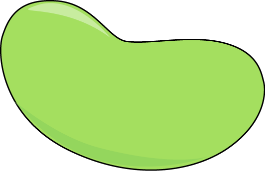 Free Green Bean Cliparts, Download Free Clip Art, Free - Green Jelly Bean Clip Art (532x344)