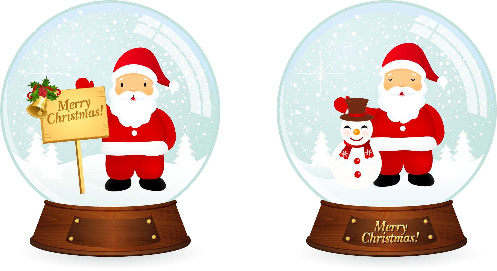Free Vector Vector Santa Christmas Snowballs - I I Heart Christmas Santa Claus Mug (2228x1600)
