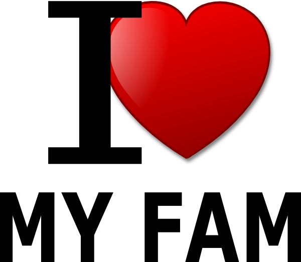 Love Clip Art At Clker - Love Family Clip Art (600x523)