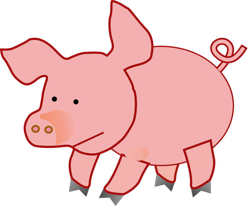 Pictures Of Pink Pigs - Cute Pig Clipart (2400x2004)