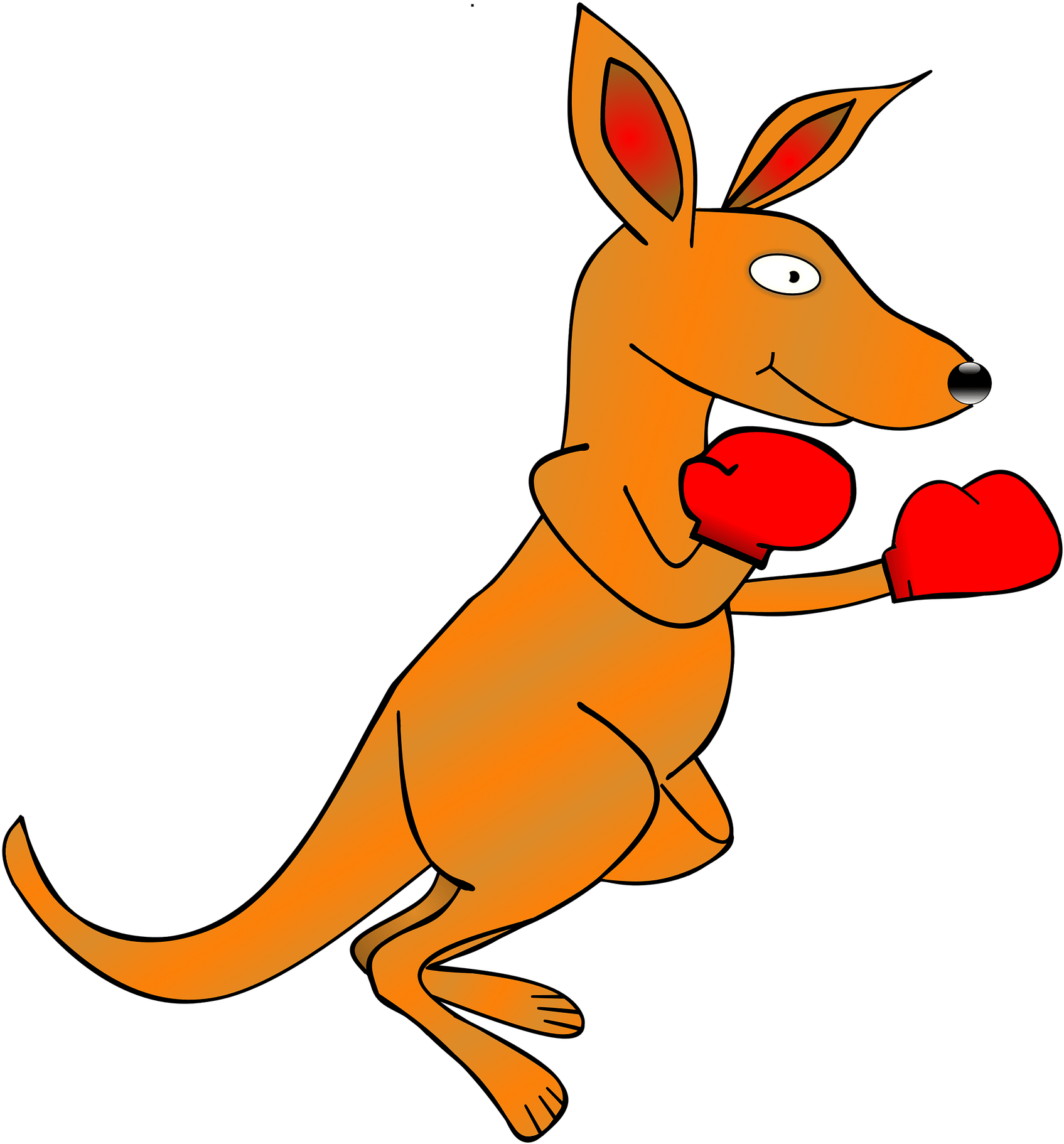 Kangaroo Clipart Kangaroo Clip Art Boxing Gloves Free - Kangaroo Clipart Transparent (1920x1920)
