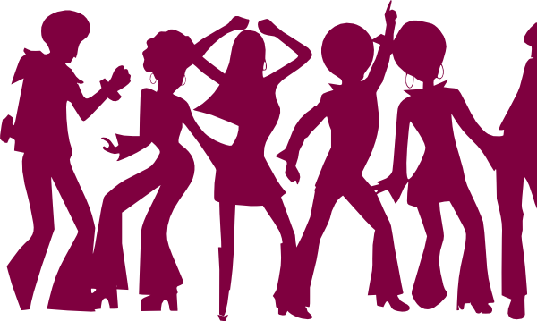 Cartoon People Dancing - People Dancing Clip Art (600x359)