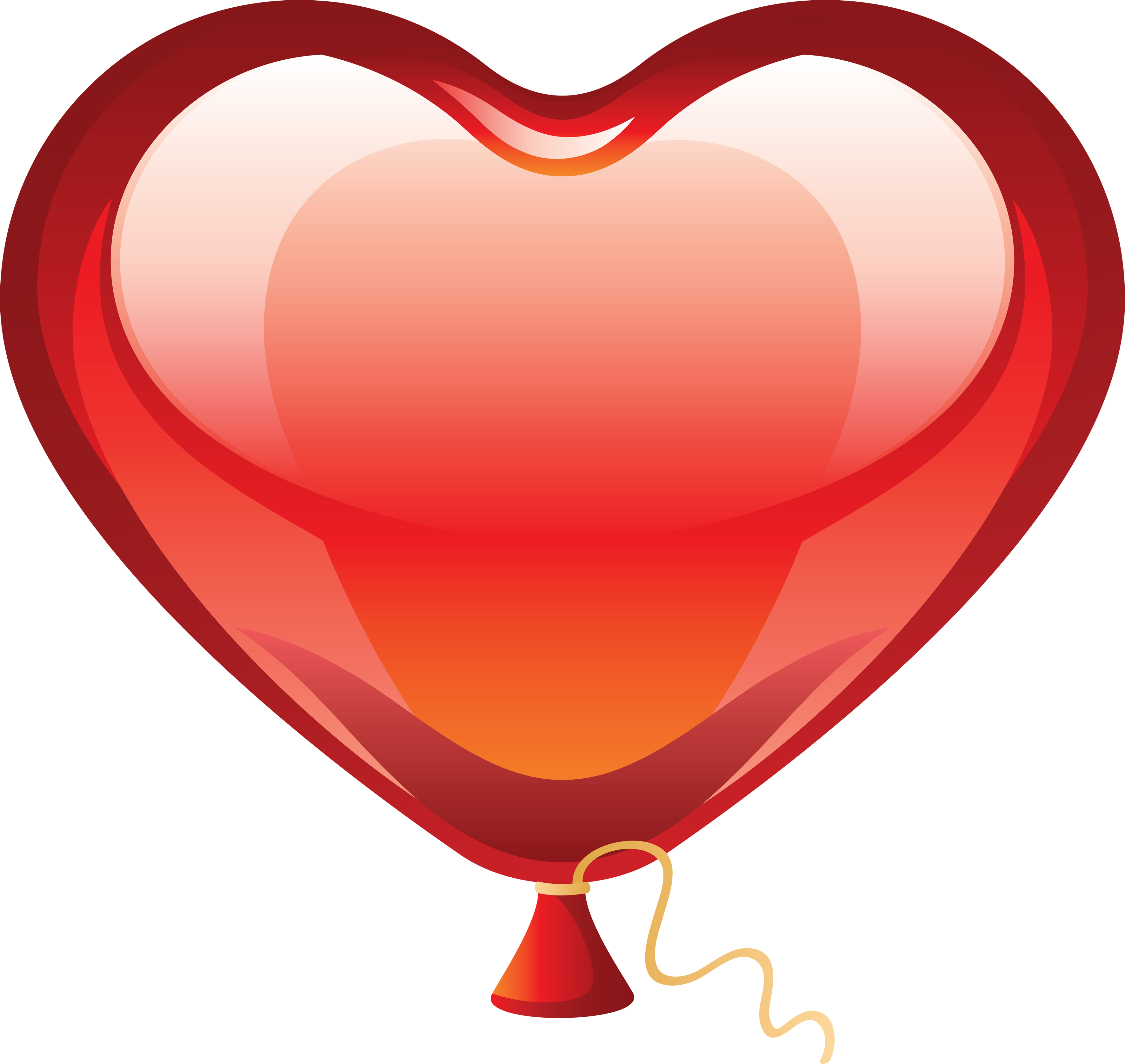 Balloon Glow Images - Heart Balloon Transparent Background (3544x3352)