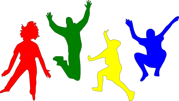 Kids Playing Outside Clip Art - Top 10 Habits Of Slim People (600x338)