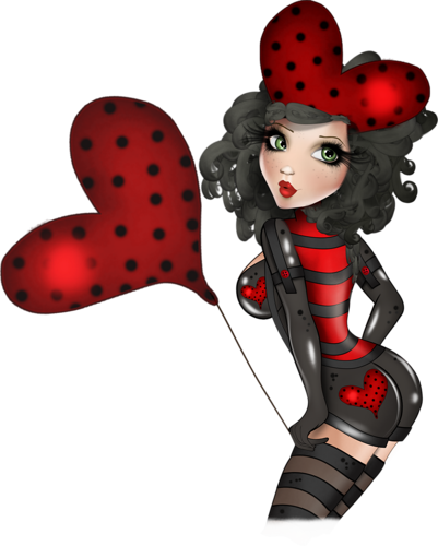 Мобильный Liveinternet Valentine By Alicia Mujica 2017 - Costume Hat (401x500)