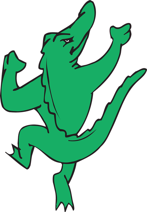 Dance Happy Dancing Alligator Joy Accomplishment - Animated Dancing Alligator (501x720)