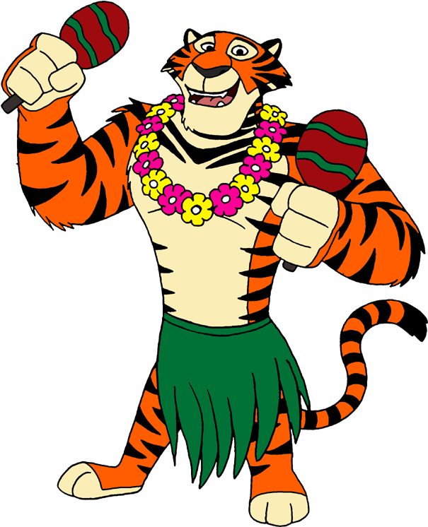Hula Melman By Lionkingrulez On Clipart Library - Hula Tiger (624x775)