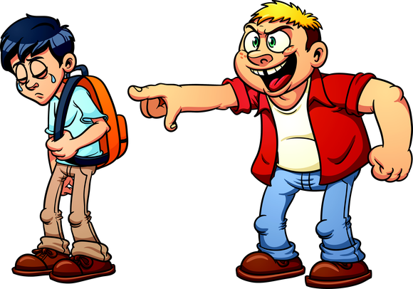 Bullying Clipart The Dirty Little Secret About Bullying - Boy Being Bullied Cartoon (580x406)