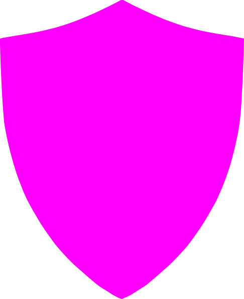 Pink Shield Clipart (486x595)