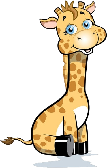 Junior Kindy Newsletter January - Baby Giraffe Cartoon Free (600x600)