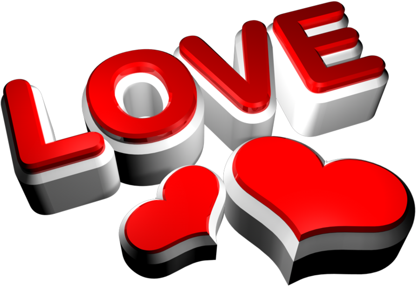 Love Hearts 3d By Mariog16 - Love Png (1191x670)