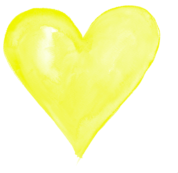 Yellow Heart Transparent Png - Yellow Heart Transparent (653x640)