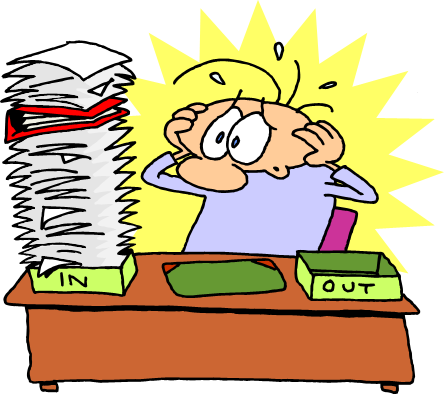 Download Zip - Stressed Clip Art (444x394)