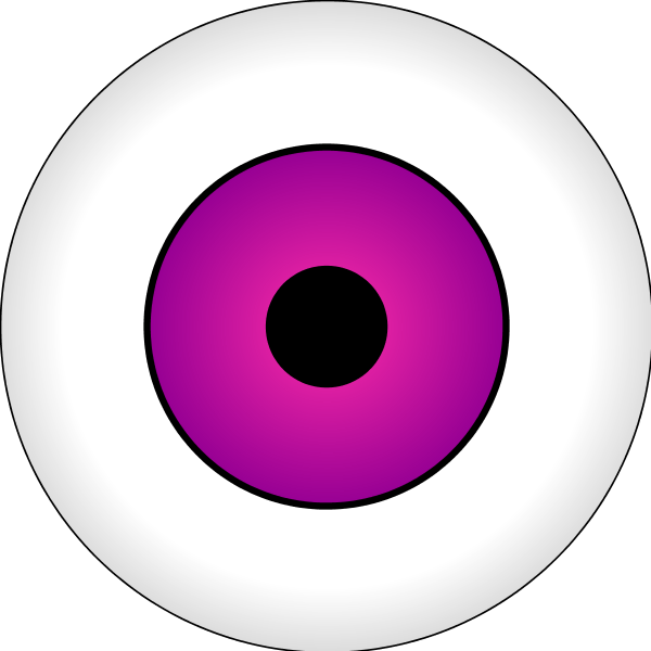 Eyeball Clipart Pink - Hardi (600x600)