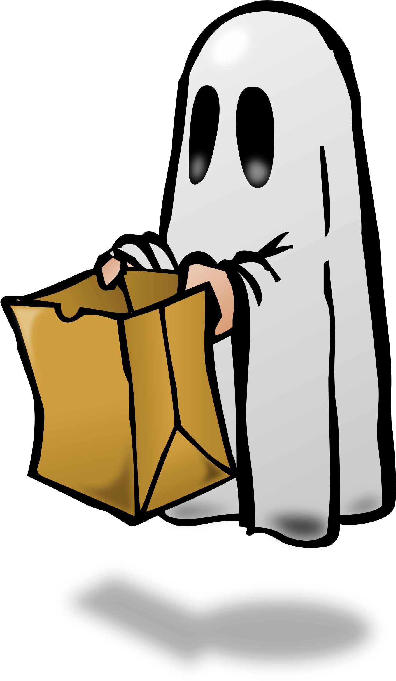 Trunk Or Treat Ghost Trick Or Treat Vector Clipart - Ghost Trick Or Treat (1697x2400)