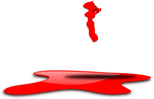 Blood Clipart Cartoon - Blood (600x388)