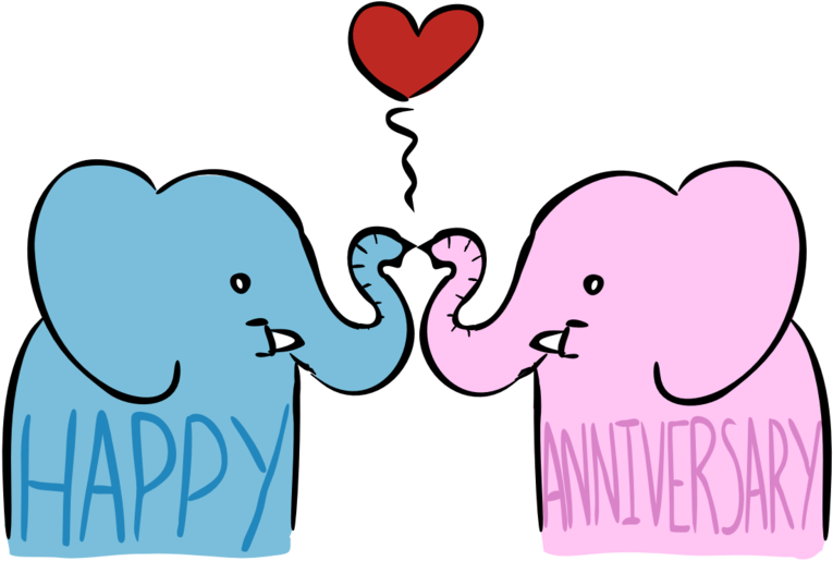 Anniversary Card Image By Iggysaur On Clipart Library - Happy Anniversary Card Transparent (900x637)