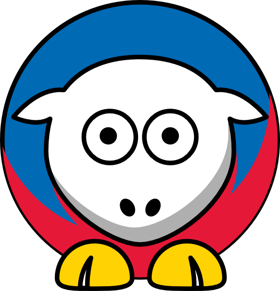 Sheep - Kansas Jayhawks - Team Colors - College Football - College Football (576x600)