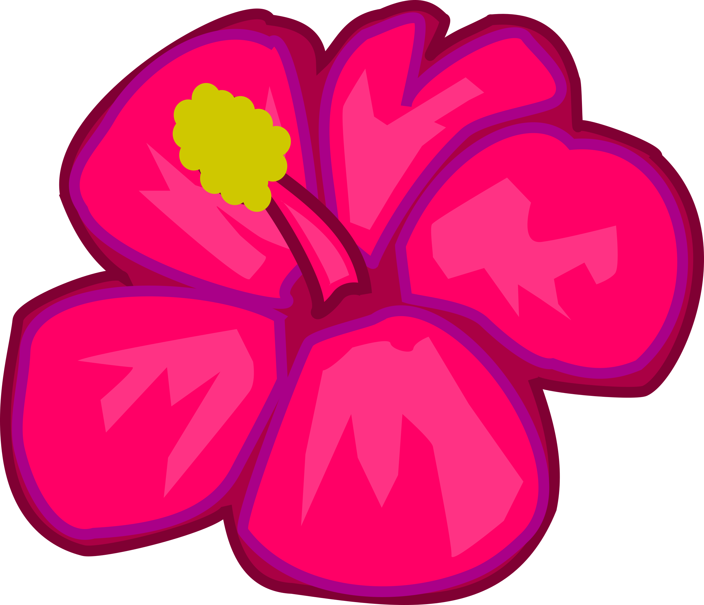 Simple Flower Pictures - Flower Clip Art (2400x2063)