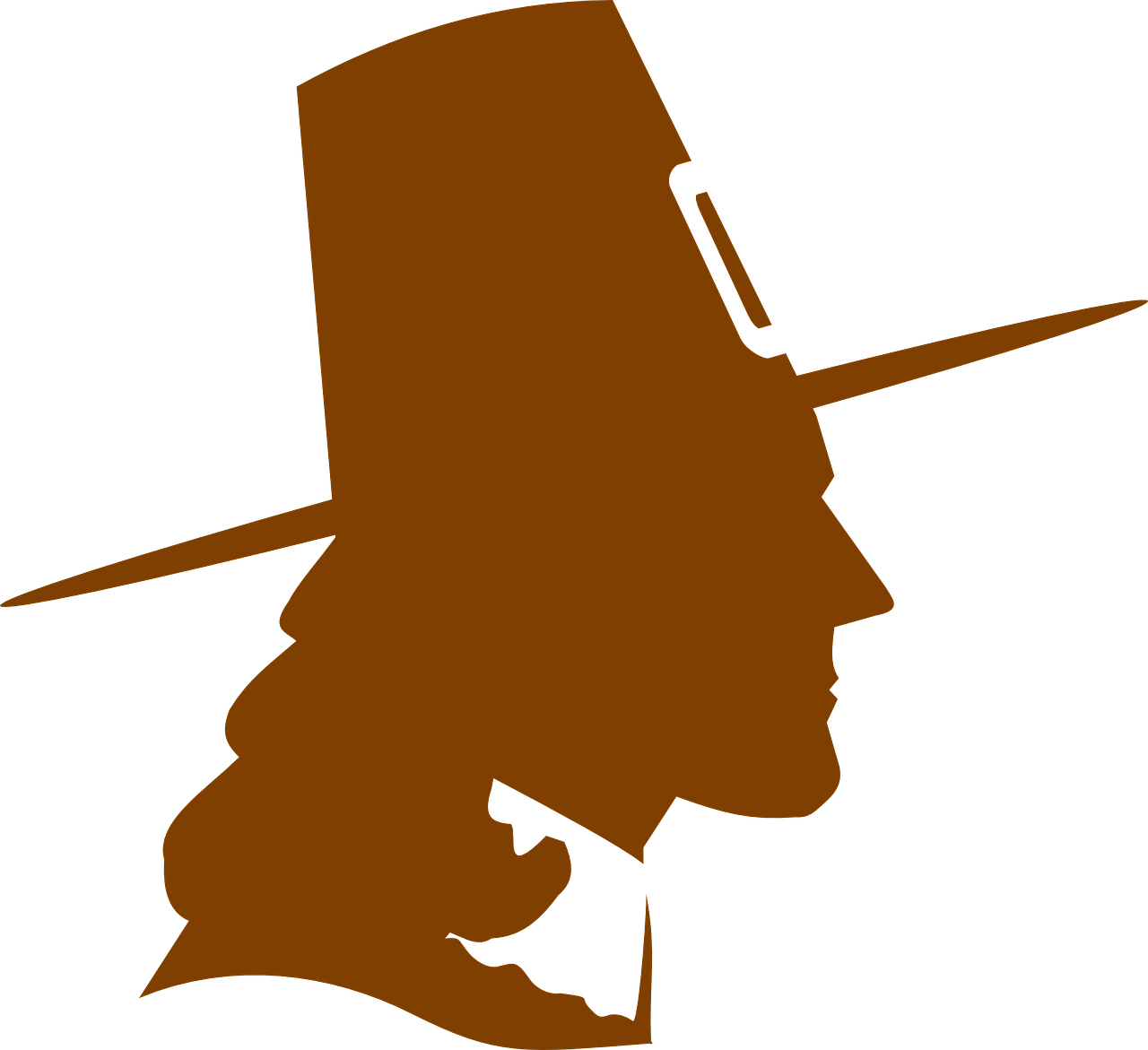 Thanksgiving November Pilgrim Mayflower Puritan - Pilgrim Silhouette (1280x1171)