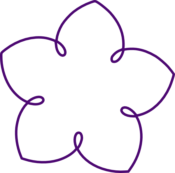 Shapes Clipart Flower - Flower Shape (600x594)