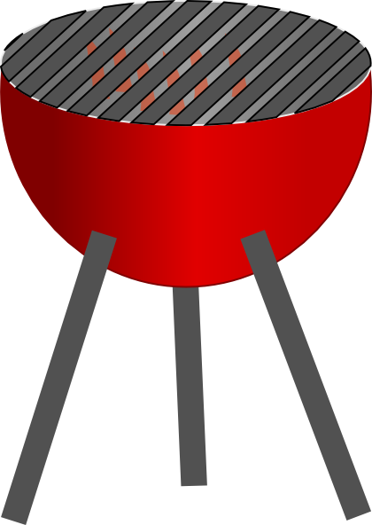 Barbecue Grill Clipart (420x592)