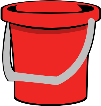 Clip - Bucket Clipart (600x370)