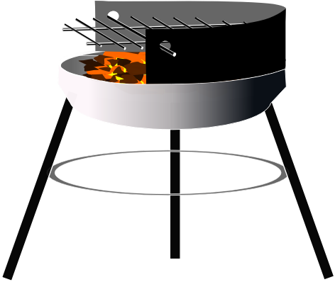 Best Of Grill Clipart Free Free Barbecue Grill Clip - Barbecue Grill Clipart Png (471x461)