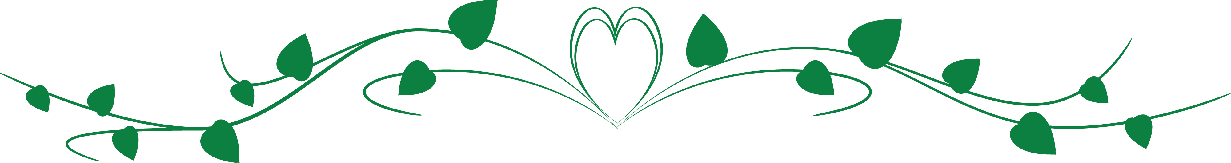 Free Clipart Of A Green Vine Border - Decoracion De Invitacion Png (4000x530)