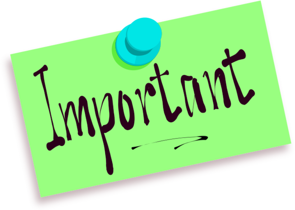 Important Points Free Clipart - Remember Clip Art (600x426)