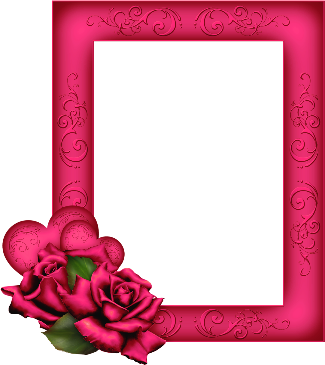 beautiful-transparent-png-pink-frame-with-roses-bible-1-john-4-18-kjv