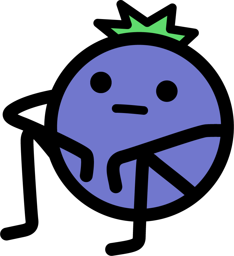 Blueberry Clipart Man - Strange Times For The Berry Club (822x899)