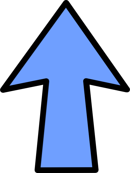 Arrow Up Clip Art At Clker Com Vector Online Royalty - Arrow Up Clip Art (450x598)