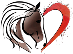 Heart Of Phoenix - Horse Drawing Heart (421x357)