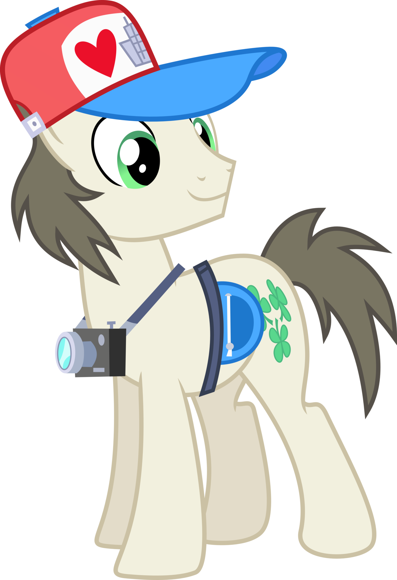 I Heart Manehattan Tourist Pony By Chainchomp2 - Mlp Ponies From Manehattan (1280x1871)