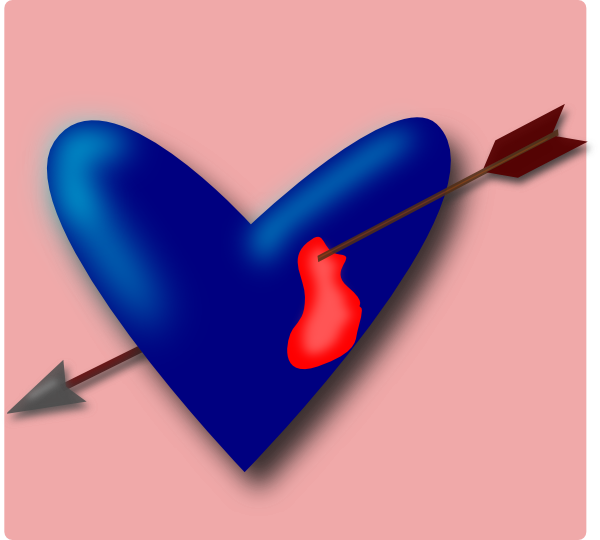 How To Set Use Pierced Heart Svg Vector - Clip Art (600x540)