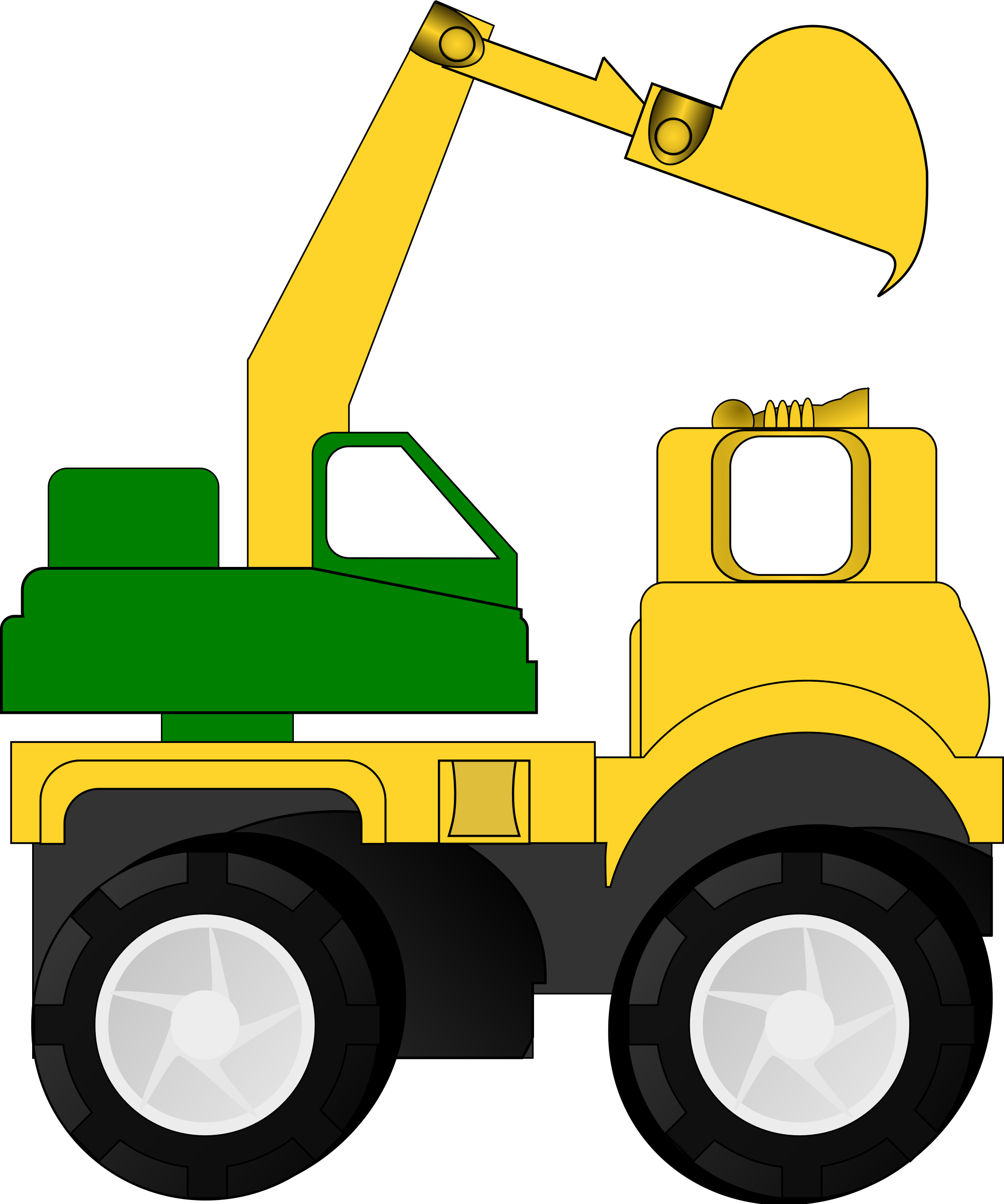 Crane Clip Art - Construction Truck Clip Art (2002x2400)