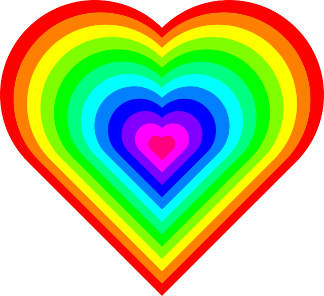 Hearts Rainbow (639x584)