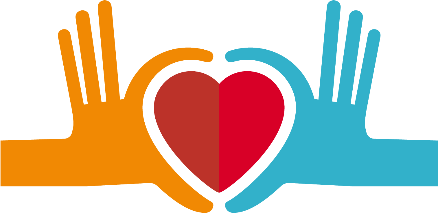 Hands With Heart-02 - Connecting Heart Png (1579x811)