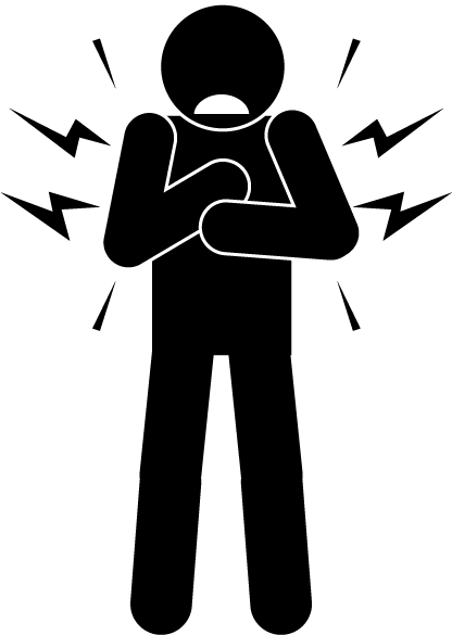 Chest Pain - Chest Pain Png (565x598)