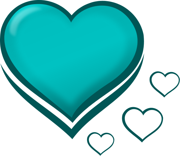 Large Red Stylised Heart With Smaller Hearts 0 - Sorry Image With Name (600x521)
