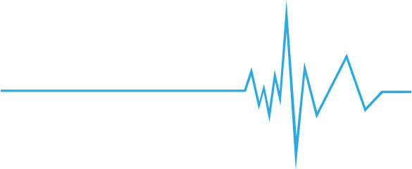 Line Clipart Heart Beat - Colorfulness (595x283)