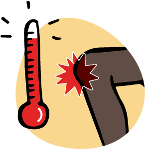 Symptoms To Look Out For - Rheumatic Fever Clipart (422x312)