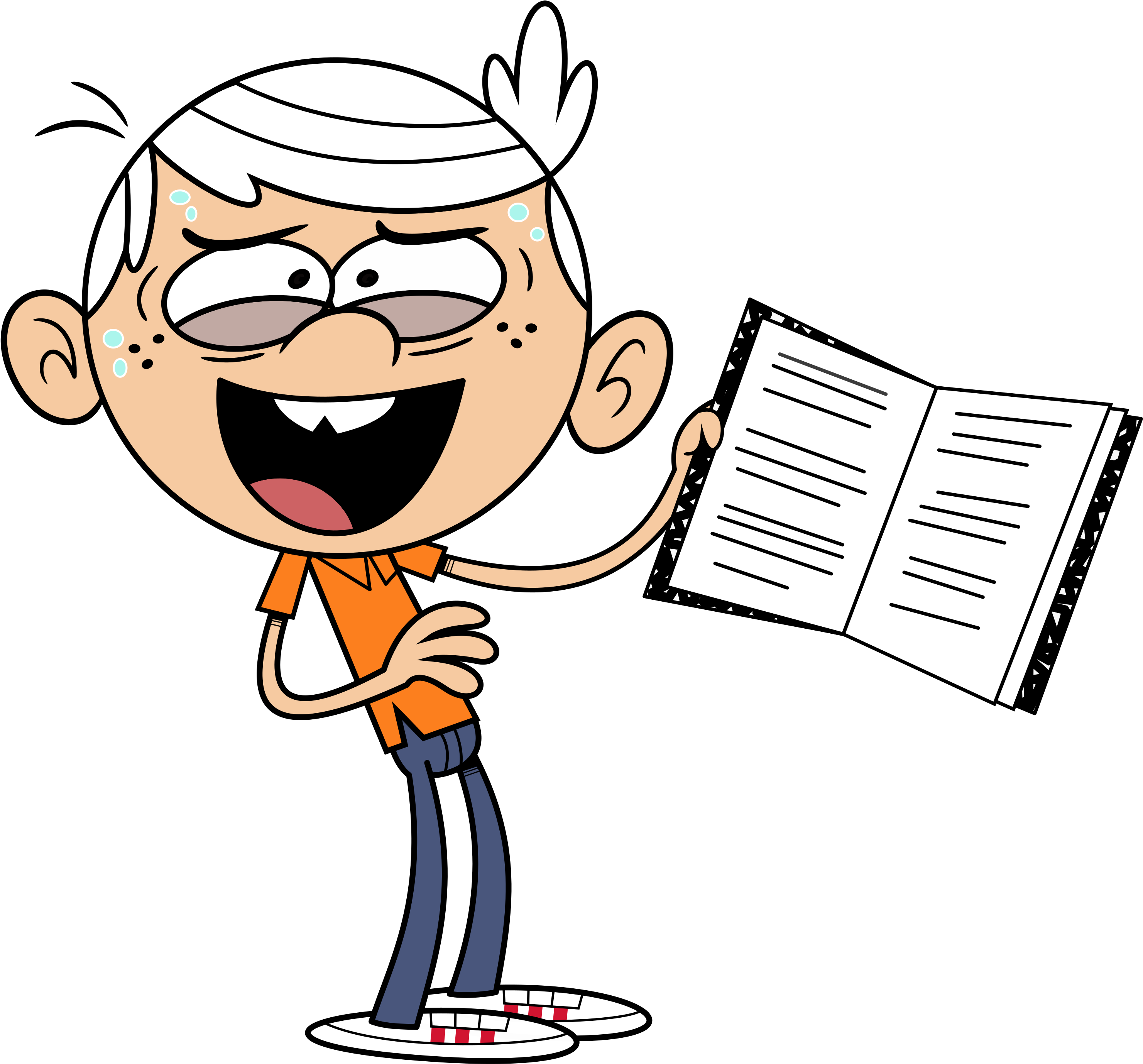 Lincoln Sucks At Comedy By Toaackar - The Loud House (3300x3000)