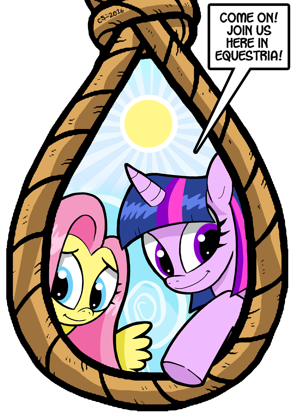 Arguments On The Comments, Artist - Come Join Us In Equestria (1000x1423)