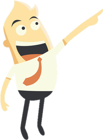 Comedy - Señalando Hacia Arriba Png (378x464)