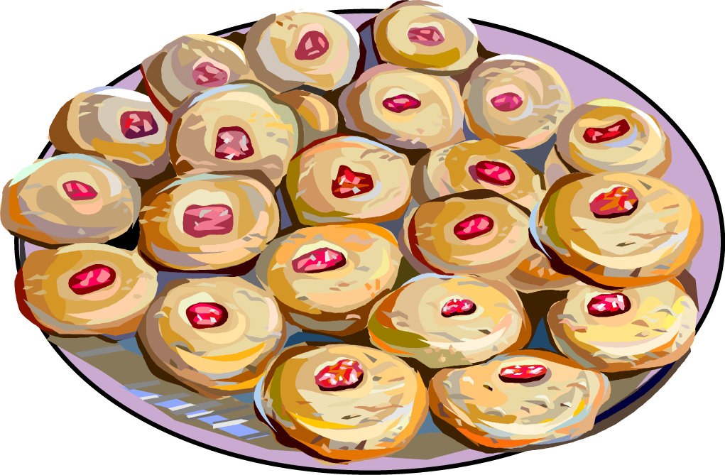 Clipart Breakfast Food - Danish Clip Art (1021x669)