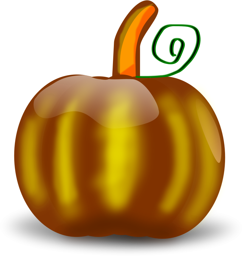 Vector Graphic Cliparts, Vector Graphic Design Svg - Herbst-fall-kürbis-blätter Postkarte (900x867)