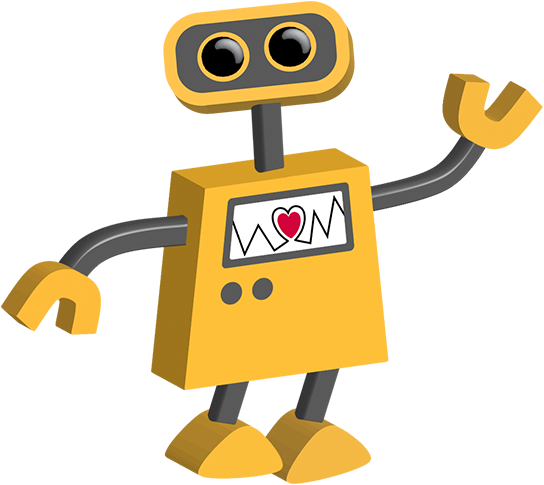 All Robots In The Collection Have Transparent Backgrounds - Graduation Robot Clip Art (544x485)